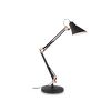 Lampe architecte de bureau articulée finition noire et cuivre