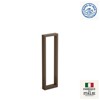 Borne rectangulaire profil aluminium IP66 ARKE 700 24V marron bronze