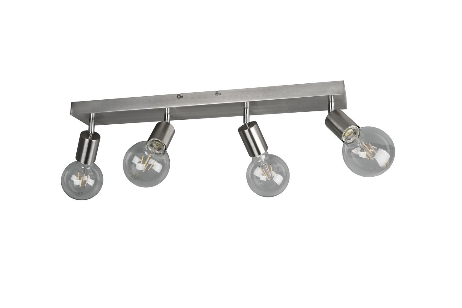 Barre 4 spots nickel mat VANNES de Triolighting