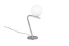 Lampe de Table FLAMING - Nickel Mat / Verre