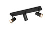 Barre 3 Spots Plafonnier TARYN - Noir Mat