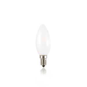 Ampoule flamme opale LED 4W E14 3000°K lumière chaude