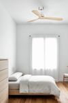 Ventilateur plafond LANTAU bois clair– Moteur DC silencieux – 6 vitesses – Télécommande – Smart Tuya – Été/hive