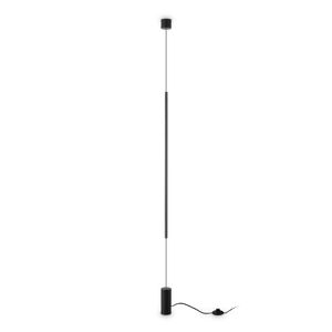 Ideal Lux FILO – Lampadaire noir à fixer au plafond LED 3000K