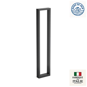 Borne rectangulaire profil aluminium IP66 ARKE 1000 24V gris foncé RAL7021