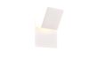 Applique MIO carrée indirecte Métal Blanc mat 6W