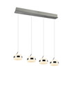 Suspension LED Dios Nickel Mat 4 Têtes CCT/SwitchDimmer LiftMe - Trio Lighting 331410407