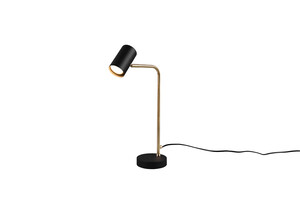 Lampe de table MARLEY Laiton/Noir 1L - 512400108