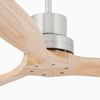 Ventilateur plafond LANTAU bois clair– Moteur DC silencieux – 6 vitesses – Télécommande – Smart Tuya – Été/hive