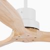 Ventilateur plafond LANTAU bois clair– Moteur DC silencieux – 6 vitesses – Télécommande – Smart Wiz– Été/hive