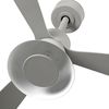 AMELIA CONE LED ventilateur plafond design gris– télécommande, 6 vitesses, pour pièces 17–28 m²