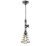 Suspension tube gris style industriel de TrioLighting