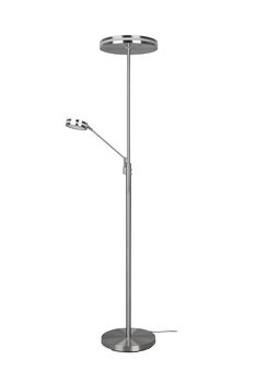 Lampadaire Led FRANKLIN avec liseuse nickel mat de TrioLIghting