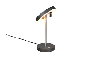 Lampe de Table LED GUANO - Nickel Mat | Variateur Tactile, 3 Teintes CCT et Pivotant
