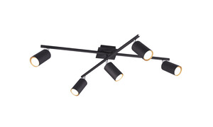 Plafonnier MARLEY Noir Mat 5L - 612400532