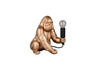 Lampe de table TRIO R56611079 KONG – gorille doré déco original