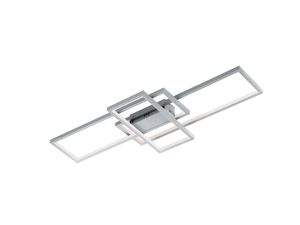 Plafonnier connecté nickel mat led WIZ 36W THIAGO