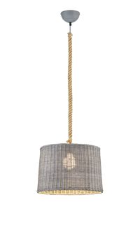  Suspension ROTIN gris antique E27gamme VINTAGE