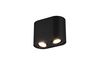 Bloc 2 spots noir mat COOKIE de Triolighting