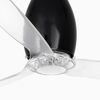 ETERFAN M – Ventilateur de plafond noir brillant