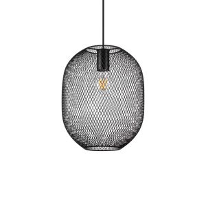 Lustre cage grillagé NET finition Noir mat 