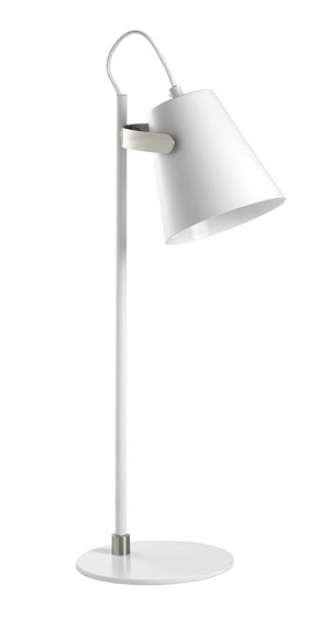 Lampe de bureau KAI pour ampoule E27 finition blanche