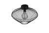 Plafonnier soucoupe  cage noire COBAIN de Triolighting