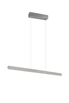 Suspension HELIOS barre Led réglable en hauteur Aluminium Alu brossé 28W