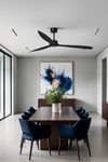 Ventilateur de plafond Just FAN XL noir mat avec télécommande