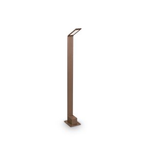 Potelet ou mini lampadaire de jardin AGOS finition Marron 