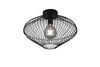 Plafonnier soucoupe  cage noire COBAIN de Triolighting