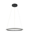 Suspension LED TRIO AMADOR 331019107 - Forme ronde, noir Mat, 48 W, CCT et hauteur réglable