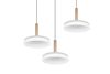 Suspension CELESTE – Élégance en verre et métal avec variateur LED