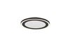 Plafonnier Led cercle moyen noir mat CARUS TrioLighting