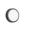 Applique ronde pour jardin BREG anthracite IP54