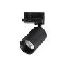 Spot BYTE sans lampe pour rail triphasé finition Noir mat 