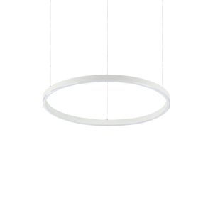 Oracle Slim Round – cercle suspendu blanc LED par Ideal Lux
