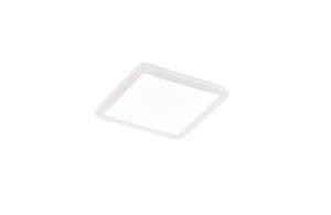 Plafonnier LED carré blanc CAMILLUS 18W