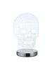 Lampe à poser déco Led effet 3D "SKULL"