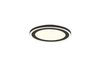 Plafonnier Led cercle moyen noir mat CARUS TrioLighting