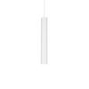 Suspension LOOK sans lampe pour rail triphasé finition Blanc mat 