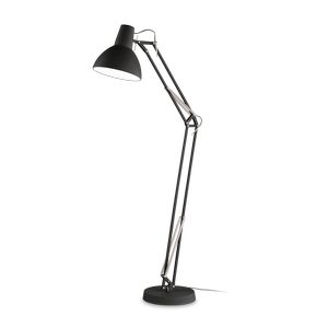 Lampadaire articulé avec ressort WALLY finition Nickel 