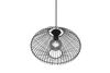 Suspension soucoupe  cage noire COBAIN de Triolighting