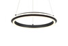 Suspension LED TRIO AMADOR 331010132- Forme ronde, noir Mat, 34 W, CCT et hauteur réglable