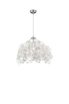 Suspension feuilles blanches LEAVY de TrioLighting