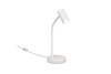 Lampe de Table TARYN 1 Lumière - Blanc Mat et Flexible