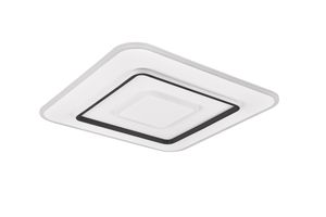 Plafonnier Led grand carré blanc mat JORA TrioLighting