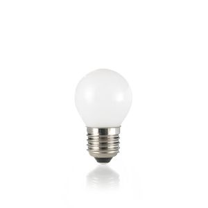 Ampoule sphérique opale LED 4W E27 3000°K lumière chaude