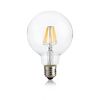 Globe clair 95mm LED 8W E27 3000°K lumière chaude dimmable