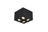 Plafonnier noir mat 4 spots BISCUIT de Triolighting